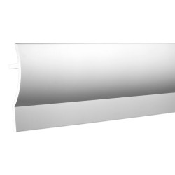 Потолочный плинтус под покраску Европласт 1.50.227 с подсветкой 2000×73×280