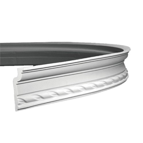 Потолочный плинтус под покраску гибкий Европласт 1.50.119 2000×56×113