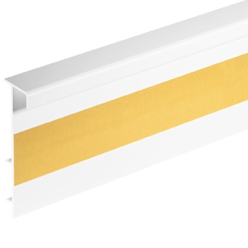 Плинтус ПВХ для ковролина Cezar RAL 9003 Белый 101 2500×53×13,2 Плинтус ПВХ для ковролина Cezar RAL 9003 Белый 101 2500×53×13,2