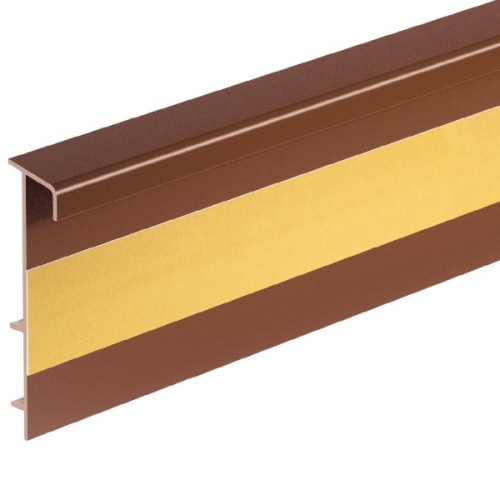 Плинтус ПВХ для ковролина Cezar Коричневый 110 2500×53×13,2 Плинтус ПВХ для ковролина Cezar Коричневый 110 2500×53×13,2
