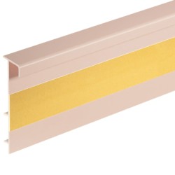 Плинтус ПВХ для ковролина Cezar 137 2500×53×13,2