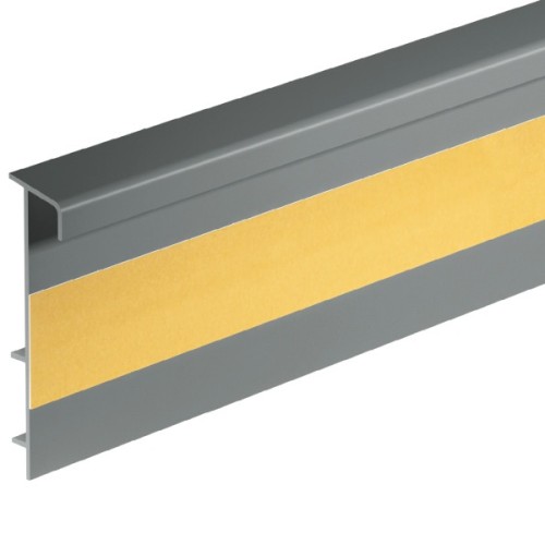 Плинтус ПВХ для ковролина Cezar Темно-серый 106 2500×53×13,2 Плинтус ПВХ для ковролина Cezar Темно-серый 106 2500×53×13,2