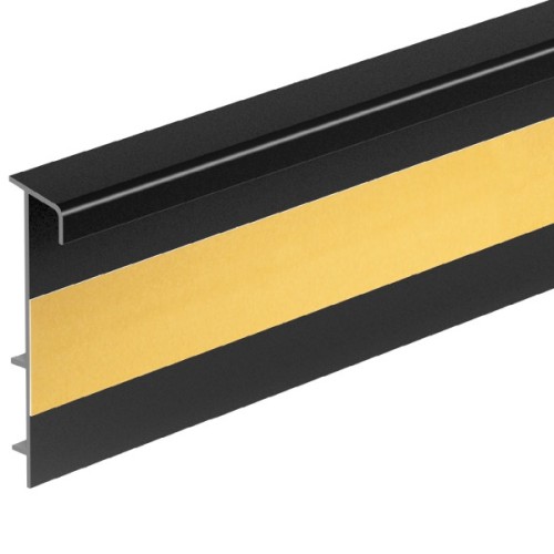 Плинтус ПВХ для ковролина Cezar RAL 9005 Черный 113 2500×53×13,2 Плинтус ПВХ для ковролина Cezar RAL 9005 Черный 113 2500×53×13,2