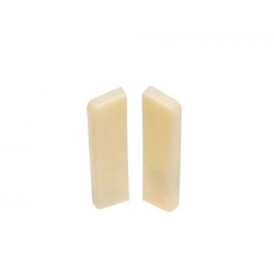 Заглушка ПВХ для плинтуса Cezar Слоновая кость 102 53 мм 2 шт/уп