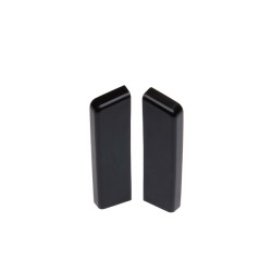 Заглушка ПВХ для плинтуса Cezar RAL 9005 Черный 113 53 мм 2 шт/уп