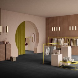 Ковровая плитка Associated Weavers Mantra Tile цвет 99 Smoke 500×500×5,2