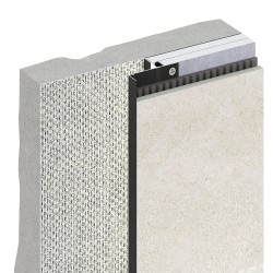 Плинтус алюминиевый теневой под покраску с подсветкой Decaro D001 2000×55×27