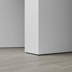 Плинтус алюминиевый теневой под покраску с подсветкой Decaro D001 2000×55×27