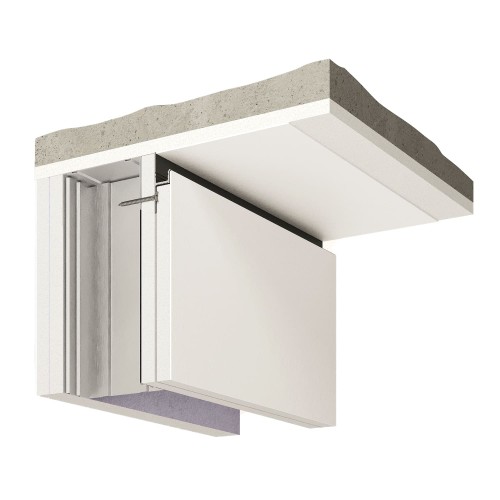 Плинтус алюминиевый теневой под покраску с подсветкой Decaro D002 2000×45×14,5 Плинтус алюминиевый теневой под покраску с подсветкой Decaro D002 2000×45×14,5