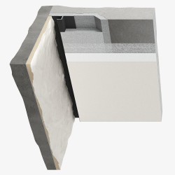 Плинтус алюминиевый теневой с подсветкой Decaro D003A Black Черный 2000×50×14,5