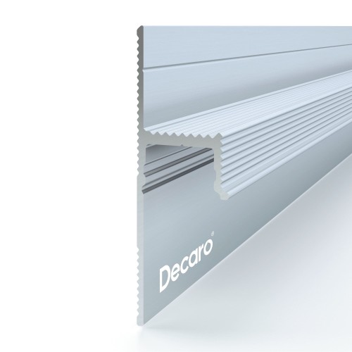 Плинтус алюминиевый теневой под покраску с подсветкой Decaro D003 2000×50×14,5 Плинтус алюминиевый теневой под покраску с подсветкой Decaro D003 2000×50×14,5