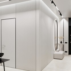 Плинтус алюминиевый теневой Decaro D004A Black Черный 2000×41×14