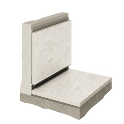 Плинтус алюминиевый теневой Decaro D004A Black Черный 2000×41×14