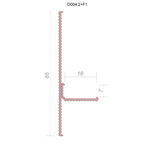 Плинтус алюминиевый теневой Decaro Regulated D004.2A Black /F1A Black Черный 2000×65×16 Плинтус алюминиевый теневой Decaro Regulated D004.2A Black /F1A Black Черный 2000×65×16