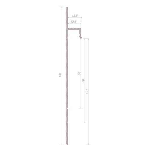 Плинтус алюминиевый скрытый с подсветкой Decaro Invisible i100A Черный 2000×131×13,5 Плинтус алюминиевый скрытый с подсветкой Decaro Invisible i100A Черный 2000×131×13,5
