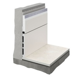 Вставка для скрытого плинтуса под покраску Decaro Invisible PL100 2000×100×12,5