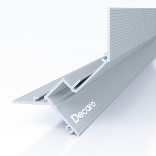 Профиль алюминиевый теневой под покраску с подсветкой Decaro D005 2000×50×55 Профиль алюминиевый теневой под покраску с подсветкой Decaro D005 2000×50×55