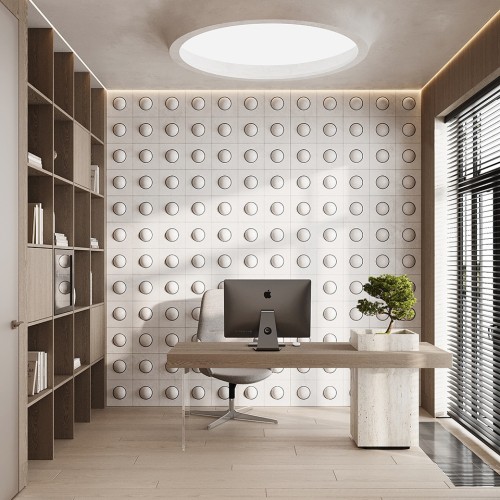 Профиль алюминиевый теневой под покраску с подсветкой Decaro D006 2000×75×70 Профиль алюминиевый теневой под покраску с подсветкой Decaro D006 2000×75×70