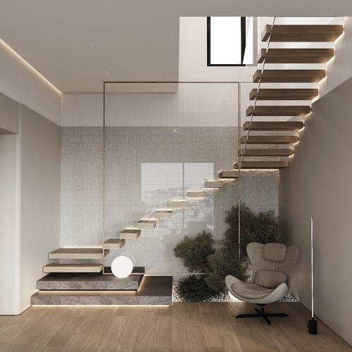 Профиль алюминиевый теневой под покраску с подсветкой Decaro D006 2000×75×70 Профиль алюминиевый теневой под покраску с подсветкой Decaro D006 2000×75×70