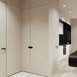 Профиль алюминиевый теневой Decaro D005.2A Black Черный 2000×30×44