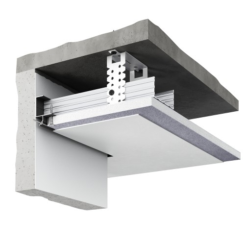 Профиль алюминиевый теневой Decaro D005.2A Black Черный 2000×30×44 Профиль алюминиевый теневой Decaro D005.2A Black Черный 2000×30×44