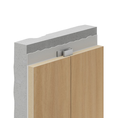 Профиль алюминиевый теневой соединительный Decaro D1180 Silver Серебро 3000×21,51×6,4