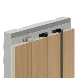 Профиль алюминиевый теневой соединительный Decaro D1180 Silver Серебро 3000×21,51×6,4
