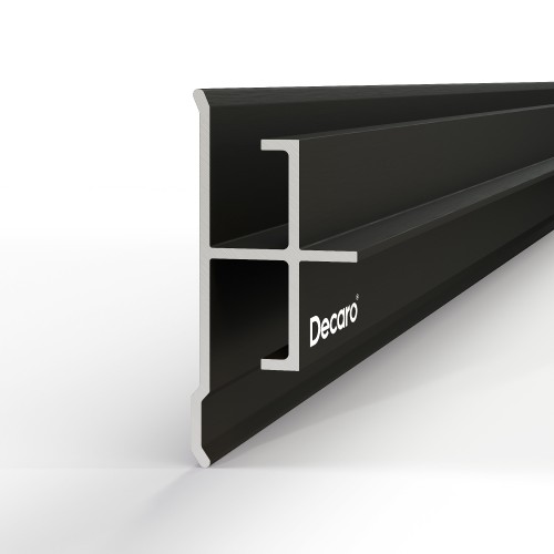 Профиль алюминиевый теневой соединительный Decaro D1181 Black anodizer Черный 3000×21,51×9,7 Профиль алюминиевый теневой соединительный Decaro D1181 Black anodizer Черный 3000×21,51×9,7