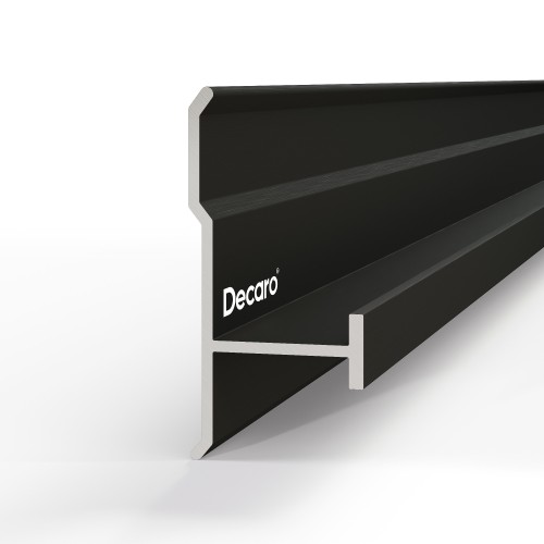Профиль алюминиевый теневой соединительный Decaro D1182 Black anodizer Черный 3000×22,8×8,5 Профиль алюминиевый теневой соединительный Decaro D1182 Black anodizer Черный 3000×22,8×8,5