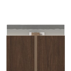 Профиль алюминиевый теневой соединительный Decaro D1189 Copper Медный 3000×30×3,1