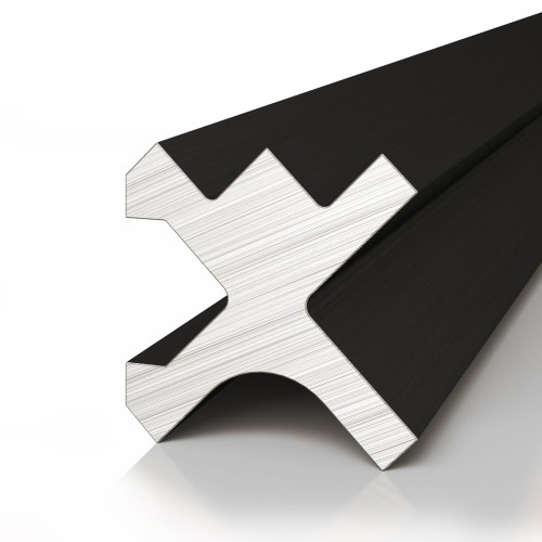 Профиль алюминиевый теневой разделительный Decaro D00X.A Black Черный 3000×10×10 Профиль алюминиевый теневой разделительный Decaro D00X.A Black Черный 3000×10×10