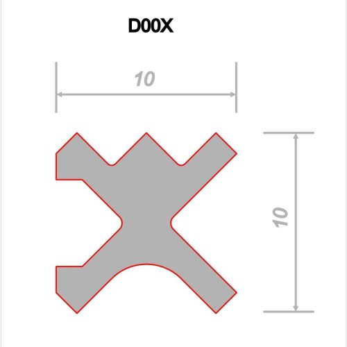 Профиль алюминиевый теневой разделительный Decaro D00X.A Copper Медный 3000×10×10 Профиль алюминиевый теневой разделительный Decaro D00X.A Copper Медный 3000×10×10