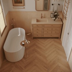Кварцвиниловый SPC ламинат Norland Parquet Saver Sand 1066-2 венгерская елка 600×125×4
