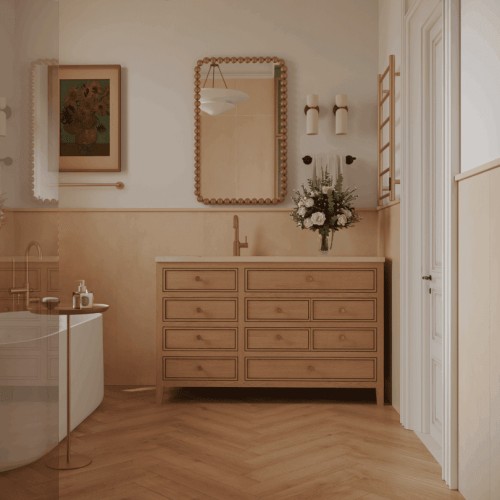 Кварцвиниловая плитка Norland клеевая Parquet LVT Saver Sand 1067-2 венгерская елка 590×118×2,5
