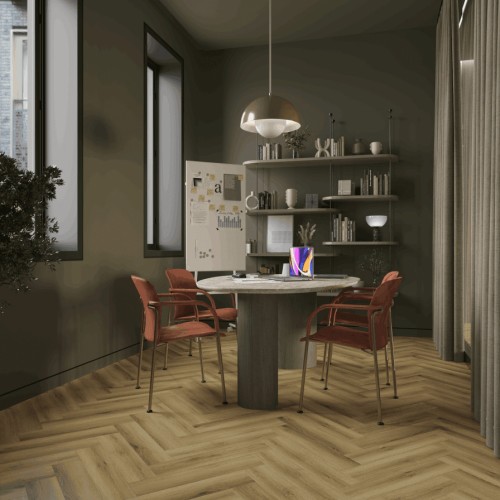 Кварцвиниловый SPC ламинат Norland Parquet Start Style 1066-7 венгерская елка 600×125×4