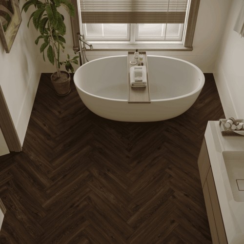 Кварцвиниловая плитка Norland клеевая Parquet LVT Swift Style 1067-9 венгерская елка 590×118×2,5