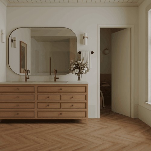 Кварцвиниловая плитка Norland клеевая Parquet S LVT Lama 1056-4 венгерская елка 590×118×2,5