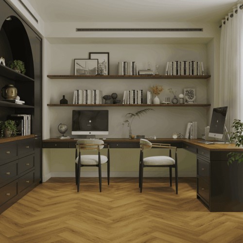 Кварцвиниловая плитка Norland клеевая Parquet S LVT Seliger 1056-9 венгерская елка 590×118×2,5