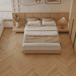 Ламинат Norland Herringbone Elegant Дуб Альба LF303-31 венгерская елка 600×100×8