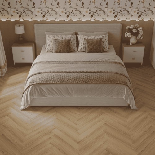 Ламинат Norland Herringbone Elegant Strong Дуб Монте LF304-34 венгерская елка 600×100×12