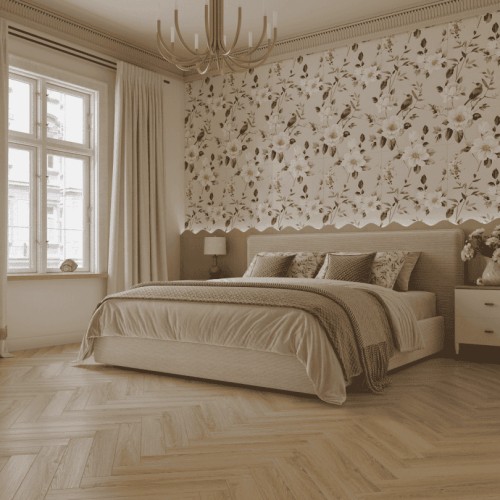 Ламинат Norland Herringbone Elegant Strong Дуб Монте LF304-34 венгерская елка 600×100×12