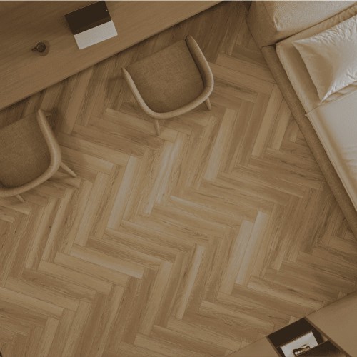 Ламинат Norland Herringbone Elegant Дуб Босна LF303-39 венгерская елка 600×100×8