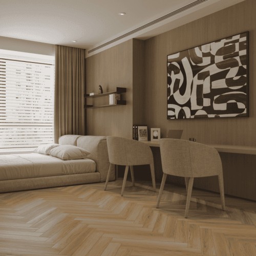 Ламинат Norland Herringbone Elegant Дуб Босна LF303-39 венгерская елка 600×100×8