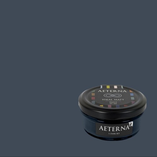 Краска Aeterna цвет Dark Sky 5 Ideal Matt 0,065 л Краска Aeterna цвет Dark Sky 5 Ideal Matt 0,065 л