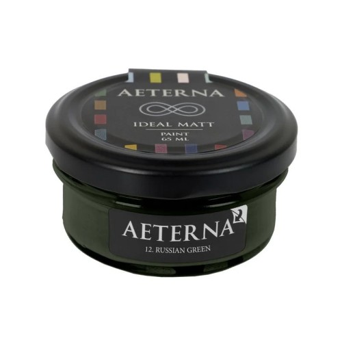Краска Aeterna цвет Russian Green 12 Ideal Matt 0,065 л Краска Aeterna цвет Russian Green 12 Ideal Matt 0,065 л
