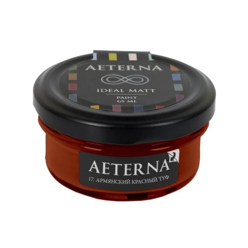Краска Aeterna цвет Армянский Красный Туф 17 Ideal Matt 0,065 л Краска Aeterna цвет Армянский Красный Туф 17 Ideal Matt 0,065 л