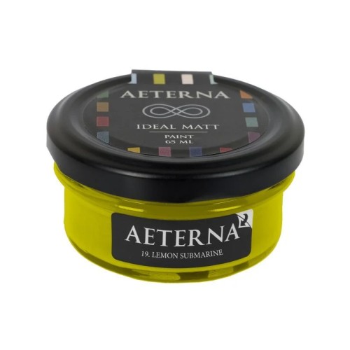 Краска Aeterna цвет Lemon Submarine 19 Ideal Matt 0,065 л Краска Aeterna цвет Lemon Submarine 19 Ideal Matt 0,065 л