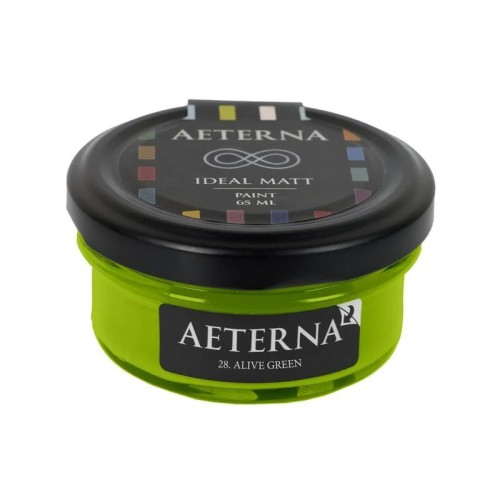 Краска Aeterna цвет Alive Green 28 Ideal Matt 0,065 л Краска Aeterna цвет Alive Green 28 Ideal Matt 0,065 л