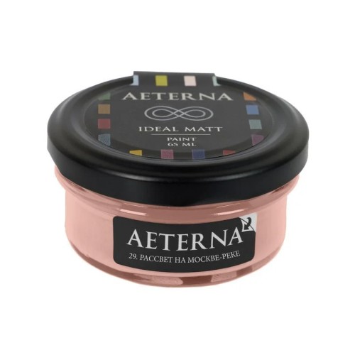 Краска Aeterna цвет Рассвет На Москве-Реке 29 Ideal Matt 0,065 л Краска Aeterna цвет Рассвет На Москве-Реке 29 Ideal Matt 0,065 л