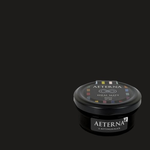 Краска Aeterna цвет Bottomless Black 33 Ideal Matt 0,065 л Краска Aeterna цвет Bottomless Black 33 Ideal Matt 0,065 л